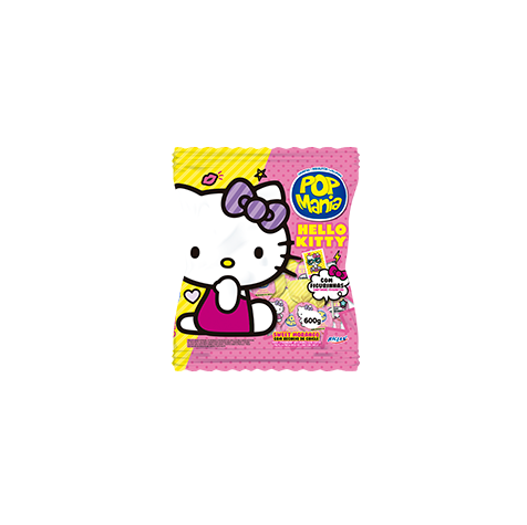 Pop Mania Hello Kitty Sweet Strawberry with bubble gum center