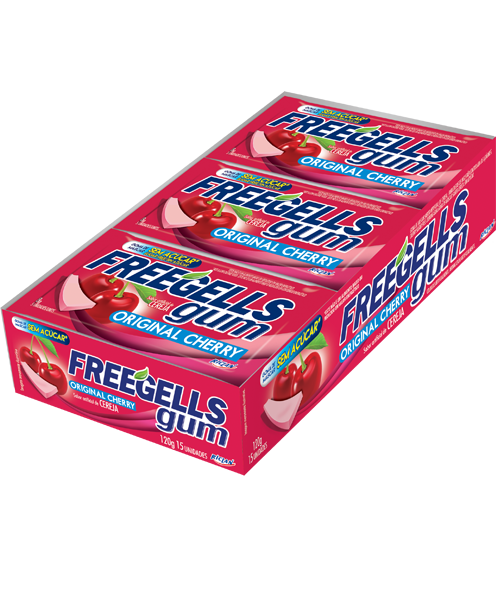 Freegells Gum (Português do Brasil) Original Cherry