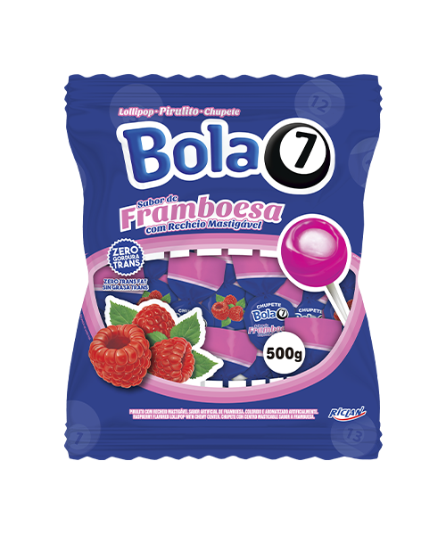 Pop Mania Bola 7 Raspberry Lollipop Raspberry