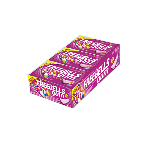 Freegells Gum Tutti- Fruitt