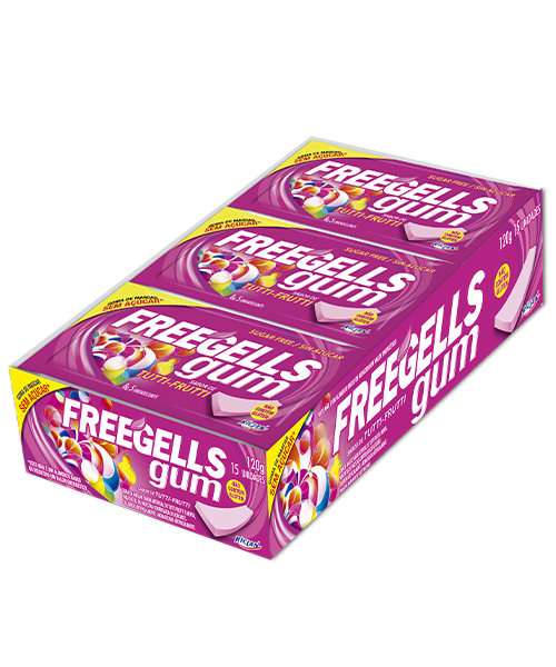 Freegells Gum Tutti- Fruitt