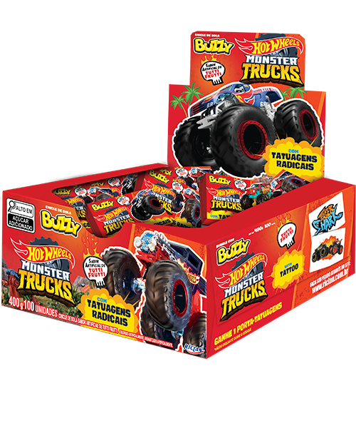 Buzzy Hot Wheels Monster Trucks Tutti-frutti