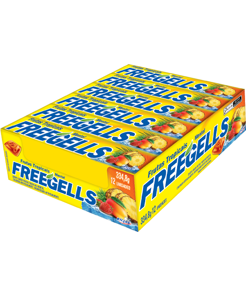 Drops Freegells Frutas Tropicais Frutas Tropicais