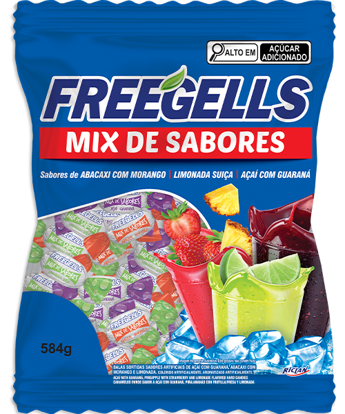 Freegells Mix Sabores Mix de Sabores