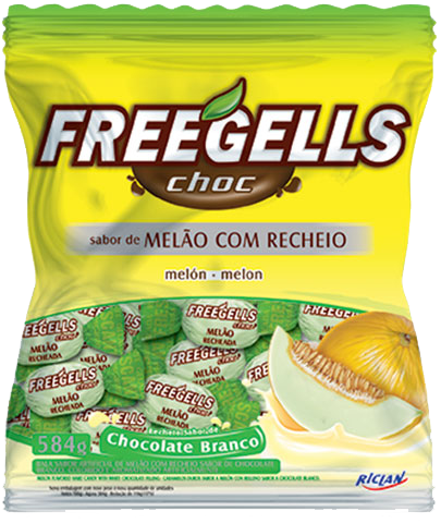 Freegells Bala Choc Melão
