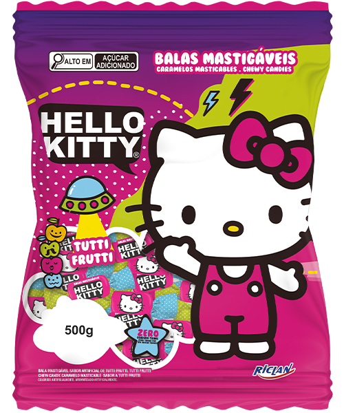 Bala Mastigável Hello Kitty Tutti Frutti