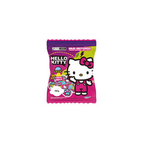 Bala Mastigável Hello Kitty Tutti Frutti