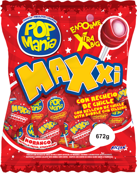Maxxi Lollipop Strawberry