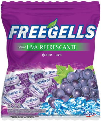 Freegells Refrescante Uva
