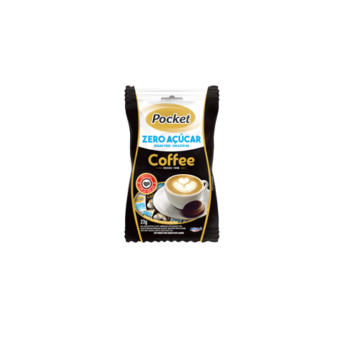 Bala Pocket Zero Açúcar Café