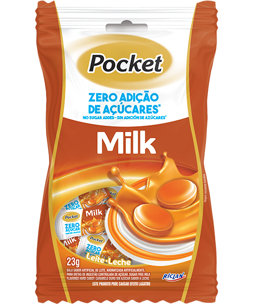Pocket Zero Sugar Package Milk