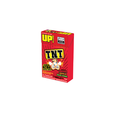 UP TNT Strawberry, orange and apple-green