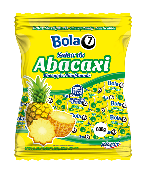 Bala Mastigável Yogurt Abacaxi