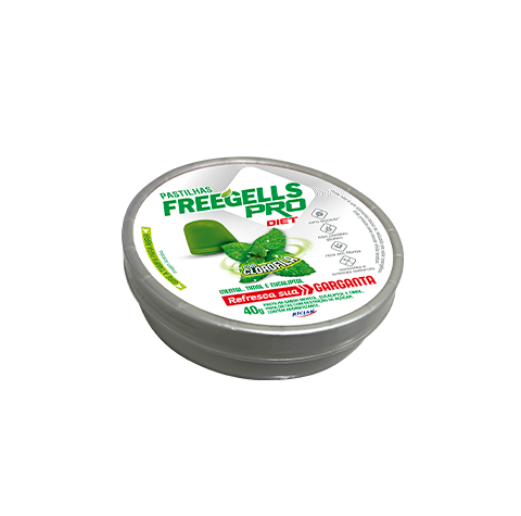(Português do Brasil) Freegells Pro (Português do Brasil) Menta Latinha Goma Oleada