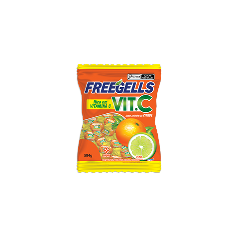 Freegells Bala Vit C Citrus
