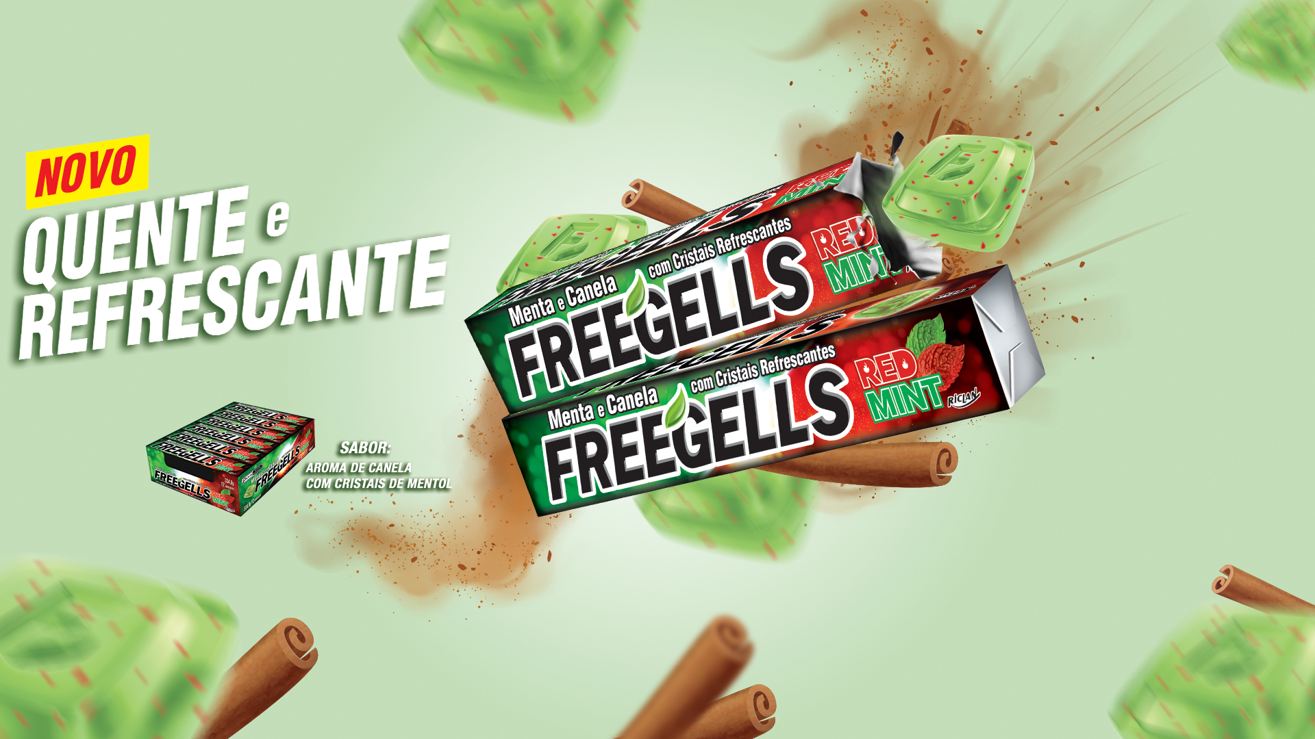 Drops Freegells Red Mint