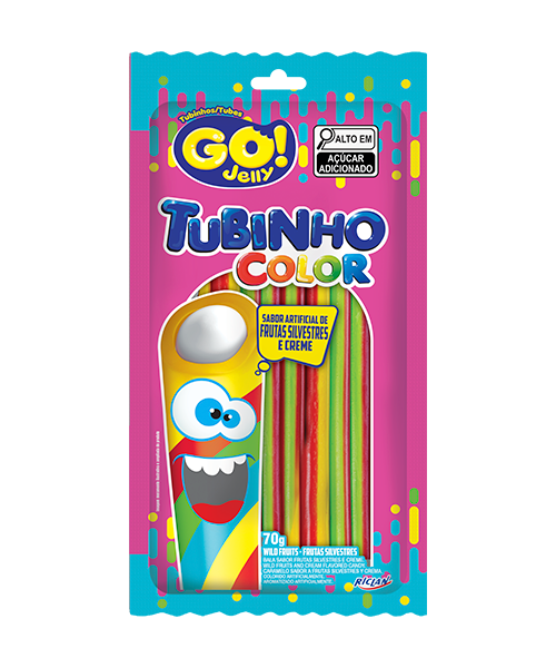 Go Jelly: Tubinho 70g Color: Frutas Silvestres