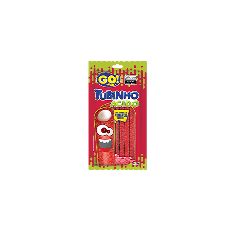 Go Jelly: Tube 70g Sour Strawberry