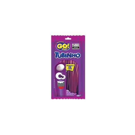 Go Jelly: Tube 70g Grape